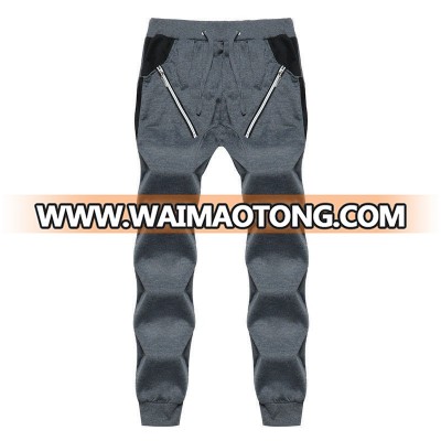 Fashion Style Men's Jogger With Waterproof Zipper Pockets Sport Pants