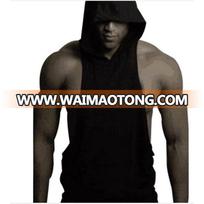 Fashion Custom Sleeveless Singlet With Hood