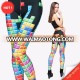 ladies exercise leggings fast deliver ready stock sexy tetris custom printed leggings for ladies wear